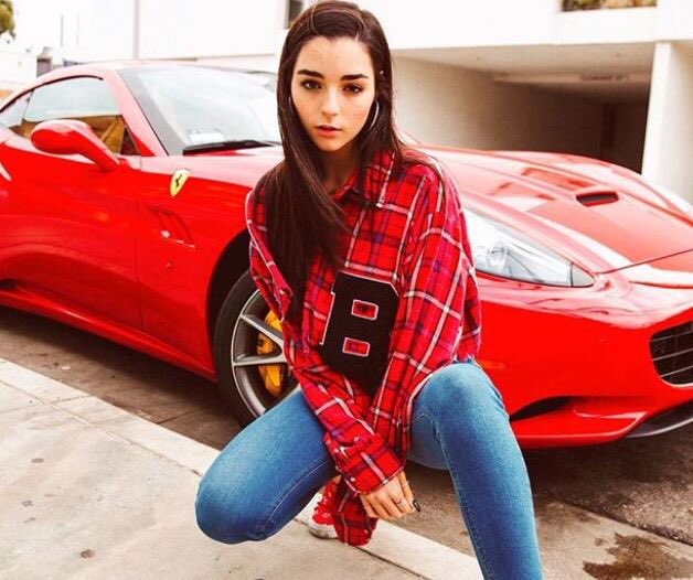 indiana massara but it’s just her posing with cars; a thread. ❥ @indiana