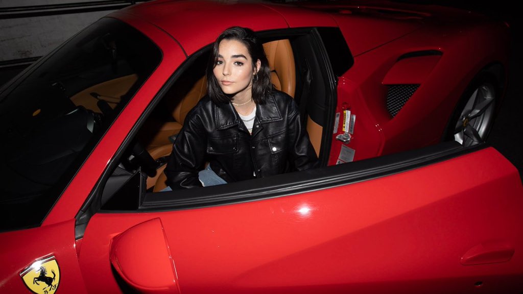 indiana massara but it’s just her posing with cars; a thread. ❥ @indiana