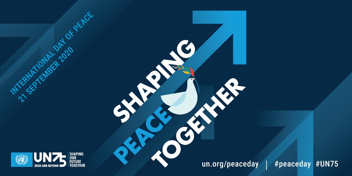 UN_Enable's tweet photo. Happy International Day of Peace 🕊️
A peaceful society is one where there is justice and equality for everyone. We can all be part of the solution.
#StandUp4Inclusion, #StandUp4HumanRights on Today's #PeaceDay & every day Dove of peace.
🕊️ https://t.co/vt1Y9mryXO https://t.co/lYVo8uxuTL