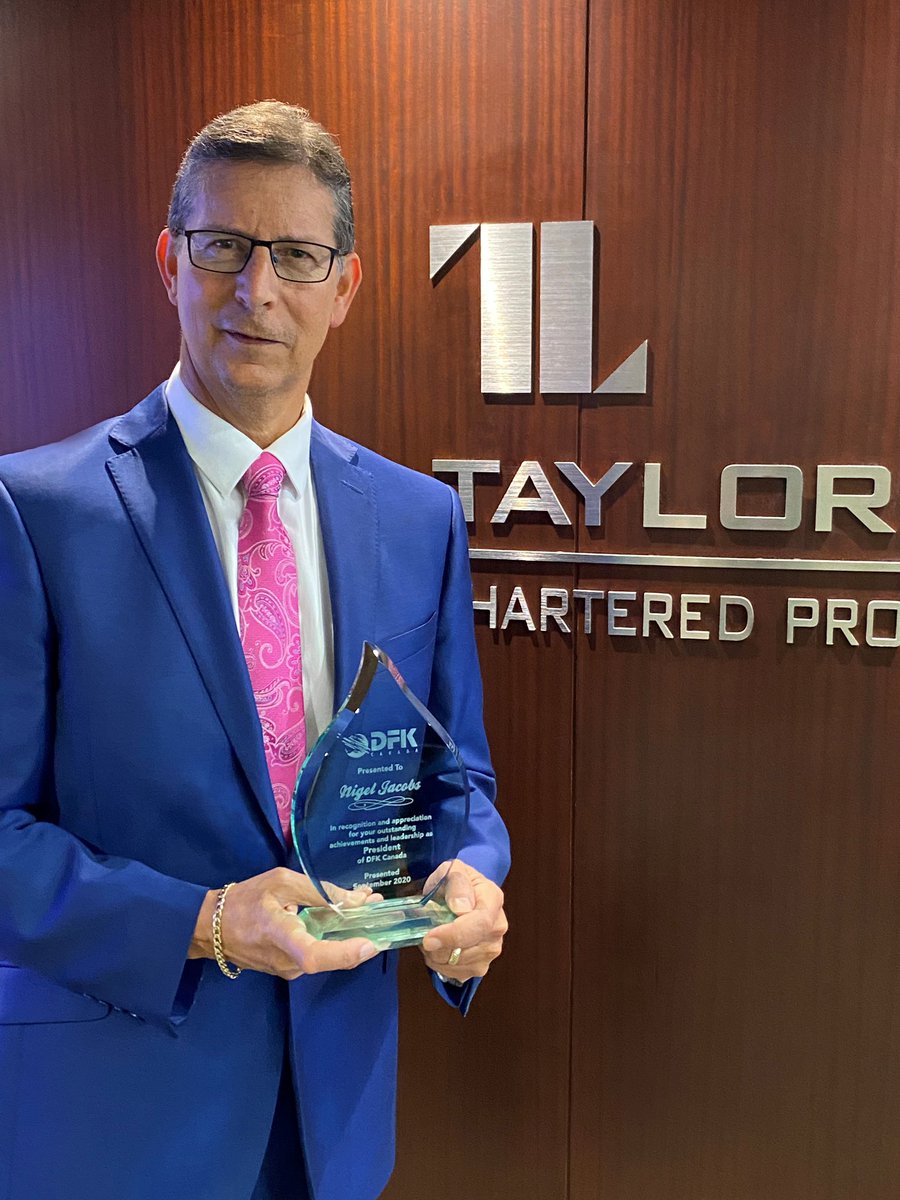 I completed my term as <a href="/DFKCanada/">DFK Canada</a> President and received a wonderful plaque. Thanks to <a href="/DFK_Intl/">DFK International</a> <a href="/dfkED/">Martin Sharp</a> and the board and <a href="/DFKUSA/">DFK/Int. USA</a> <a href="/DFKUKI/">DFK UK & Ireland</a> for their support. Thanks also to Lynn and the Board <a href="/DFKCanada/">DFK Canada</a>. Lastly to my partners <a href="/TaylorLeibow/">Taylor Leibow LLP</a> for allowing me to contribute in this way