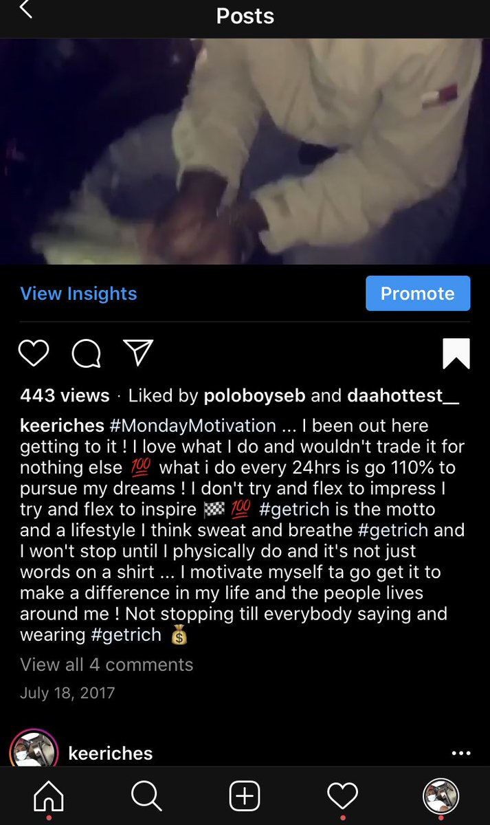 KeeRiches's tweet image. Check Tha Date.. #SameMessage And Same Lil Nigga Wit A Dream 👌🏾💯This #GetRich Shit ain’t new I been workin for this .