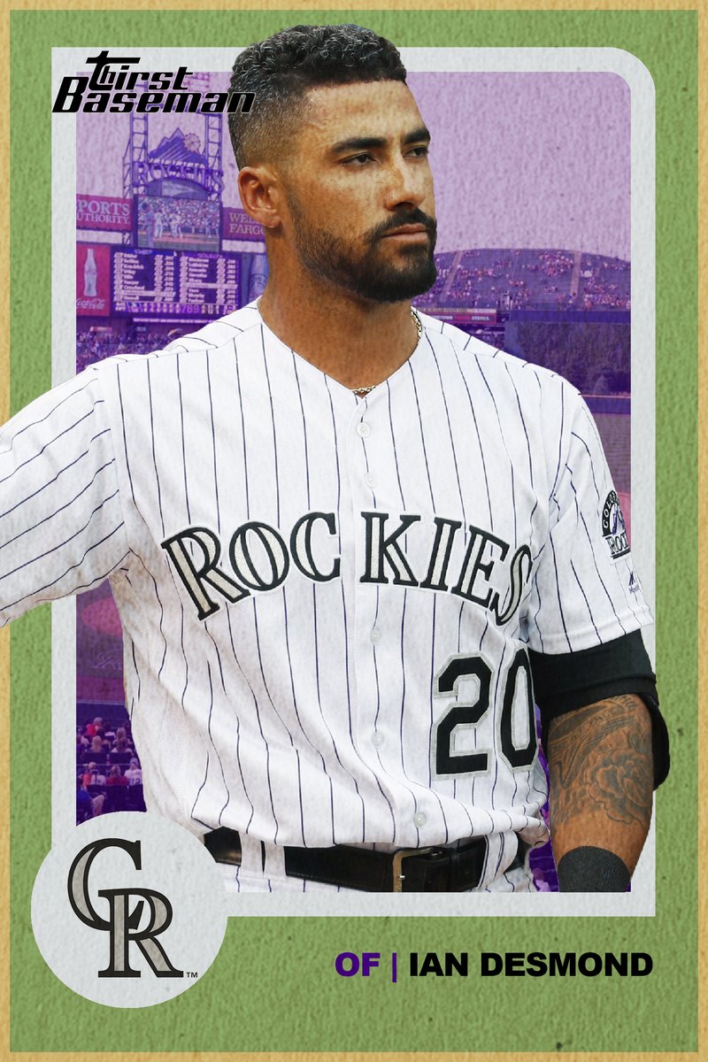 Today's #ThirstBaseman is #Rockies Outfielder Ian Desmond!