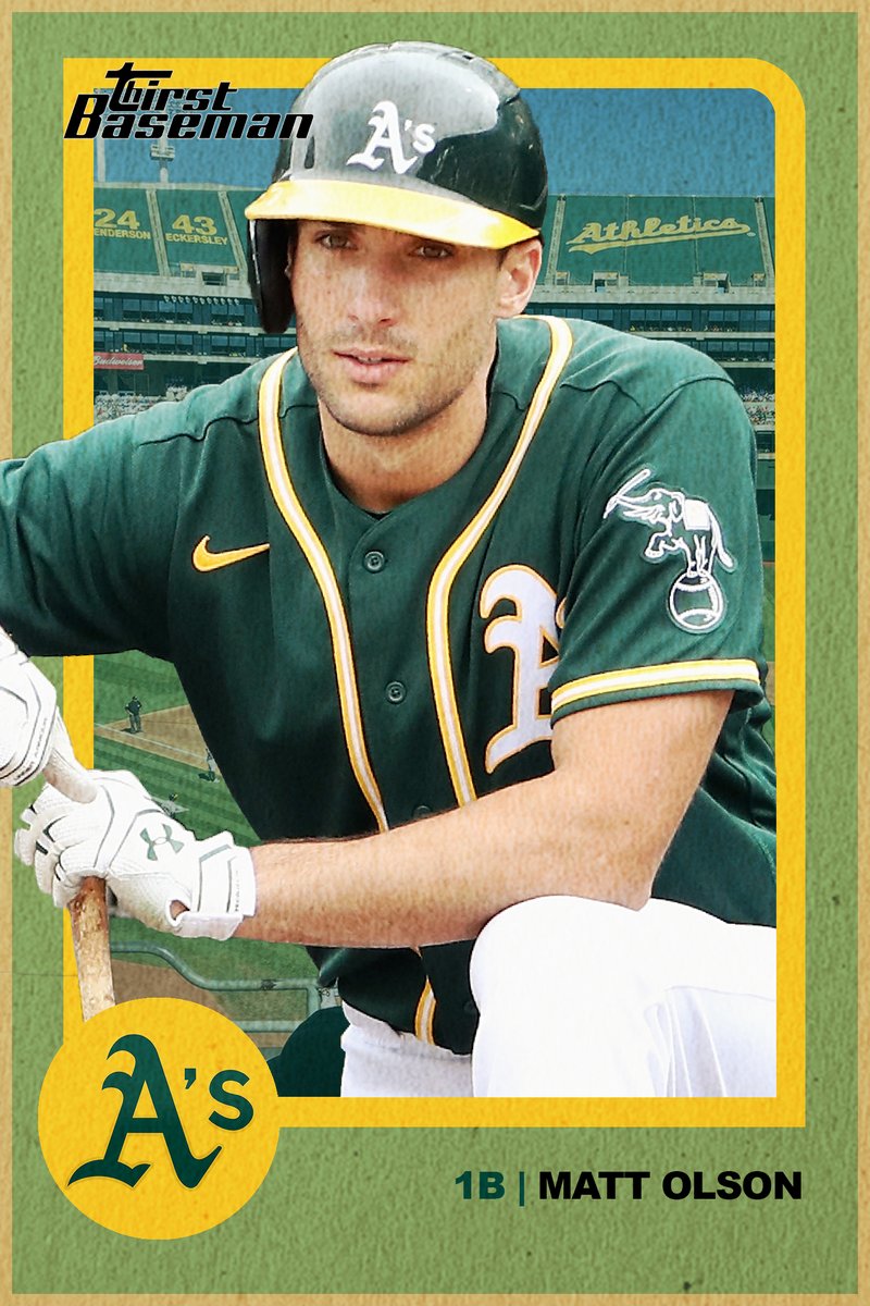 Today's #ThirstBaseman is #Athletics Infielder Matt Olson!