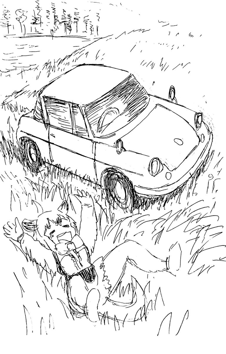 お題rkgkミナミコさん!愛車でスンスンスーンしてボブが描いたような湖にやってきた 