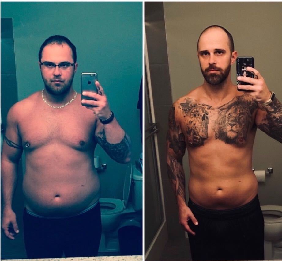 fitplan_app's tweet photo. Here’s some #MondayMotivation coming at you 💪🏼⠀
⠀
Graig knows that consistency is key 🔑 even in a pandemic! He’s putting in the work daily with @mrcalliet and has come a long way because of his dedication and Fitplan workouts!
#fitness #transformation #FitnessMotivation https://t.co/7nT9DQstup