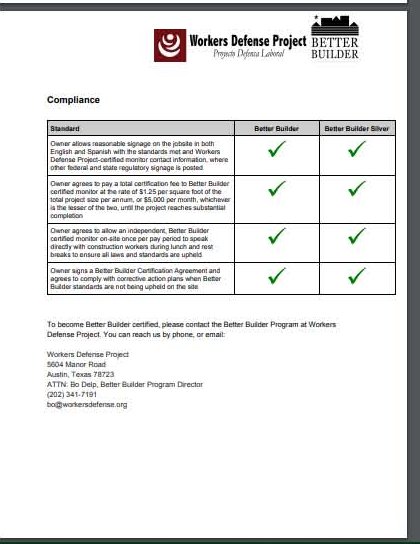 9. City of Austin's Better Builder Program and Fees