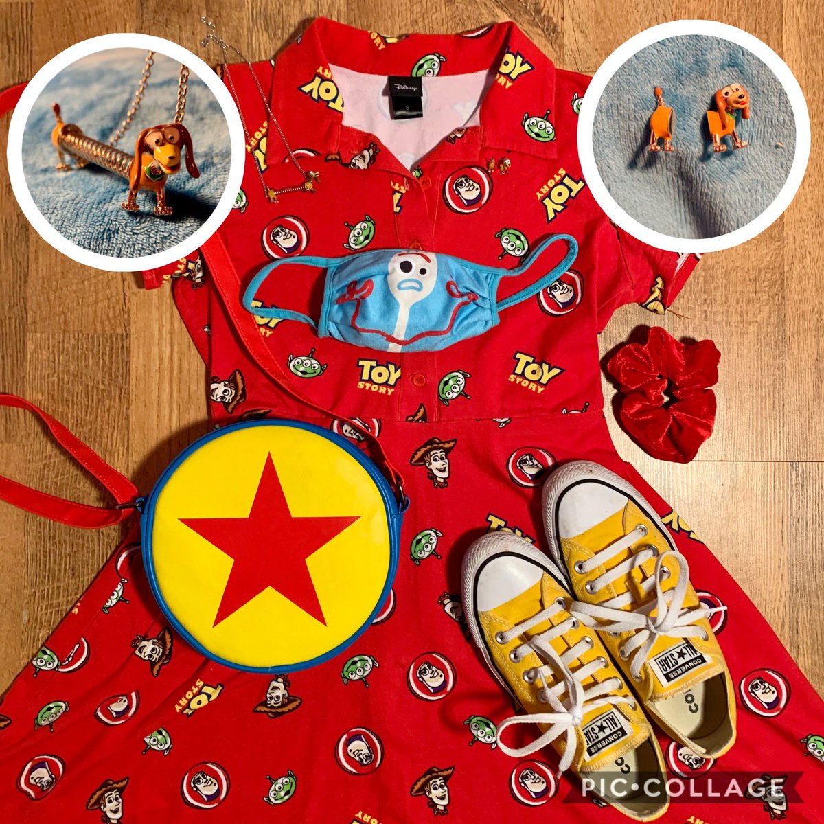 JessiBinnix's tweet photo. Dressing up for my playdate with destiny ✨
#toystory #toystory4 #slinky #forky #luxoball #disney #pixar #disneydressoftheday #disneyoutfitoftheday #dressoftheday #outfitoftheday #ootd #dotd #maskeraidbound #wearamask https://t.co/HT8eDoZMyg