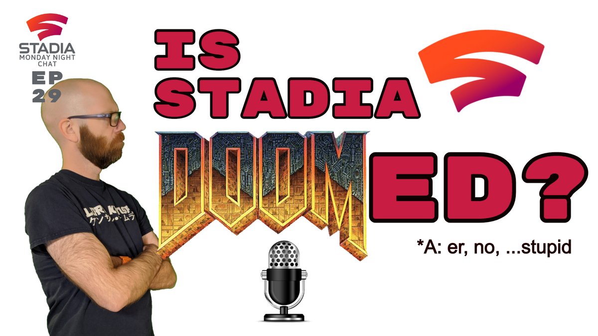cliveillenden's tweet photo. I do this in 10 mins people Join me .......Stadia is DOOMED ..apparently... | Stadia Monday Night Chat | Ep 28 https://t.co/tBe1v4zRt0 via @YouTube #Stadia #TeamStadia #Xbox #MerchantsofDoom https://t.co/Blhks2NnqX