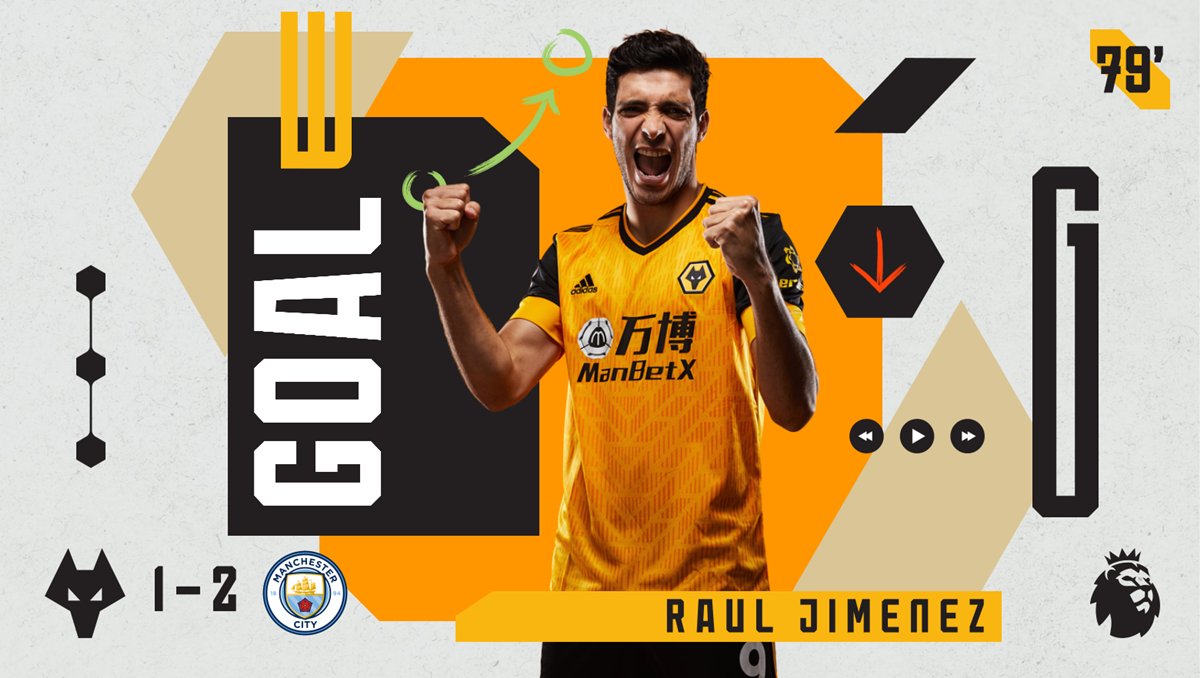 Wolves's tweet photo. RAUL GETS ONE BACK!! https://t.co/6LF4STfohf