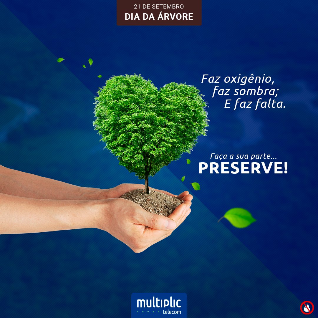 Multiplicnet's tweet photo. A árvore é um grande símbolo da natureza e é uma das mais importantes riquezas que temos.
Faça a sua parte!
Cuide!
Preserve!
#DiadaArvore #Arvore #Pantanal #SavePantanal #Multiplic #SalvePantanal #SalveOPantanal https://t.co/A8HbgKDjSN