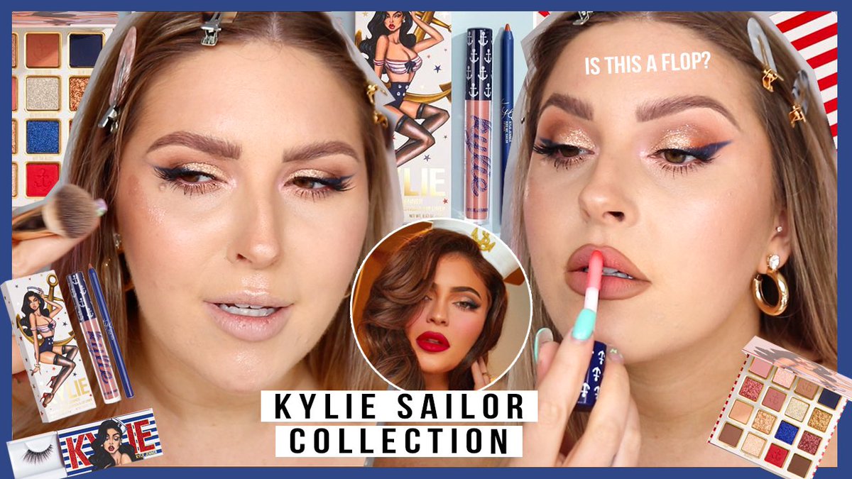 xoShaaan's tweet photo. NEW! no ones talking about this? ⚓ KYLIE COSMETICS sailor collection! https://t.co/ly8xZ7xmkf https://t.co/kWmtnE6LKv