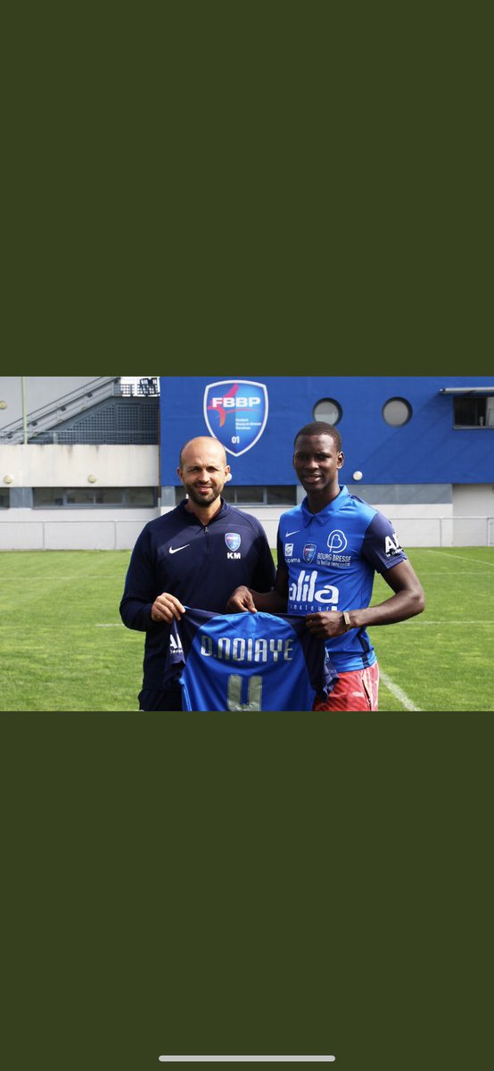 Heureux de vous annoncer mon prêt  au <a href="/FBBP01/">F. Bourg-en-Bresse Péronnas 01</a> ⚽️🙏🏾 #N1