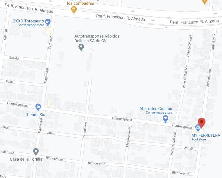 Te vas todo derecho por la broncosaurio carnal, luego le das vuelta a la derecha en la triceratops hasta llegar a la velociraptor.