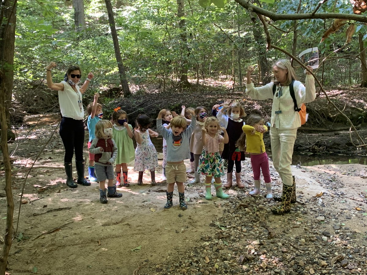 Our first adventure into Discovery Woods! We found Pirate Island! Aye, Aye, Matey! #trinitylearns