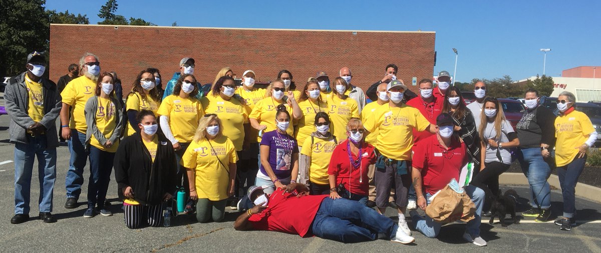 RIBHDDH's tweet photo. Many thanks to @Rally4RecoveryRI's George O’Toole, Michelle Harter and the many volunteers who made the 2020 Rally4Recovery a true success during this pandemic. Everyone was socially distanced, the speakers were inspiring, and it was a picture-perfect fall day! Thank you to all!! https://t.co/72Nvo1v3nC