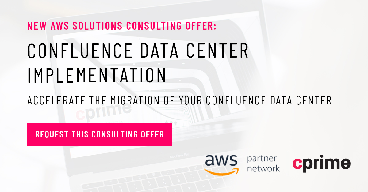 CprimeInc's tweet image. Accelerate the migration of your #ConfluenceDataCenter. Lean on our Cprime experts to deploy #Confluence Data Center on #AWS Quick Start for you, customize a solution to your workload and specifications, and beyond. Learn more: ow.ly/snII50BrZuS

#AWSSolutions