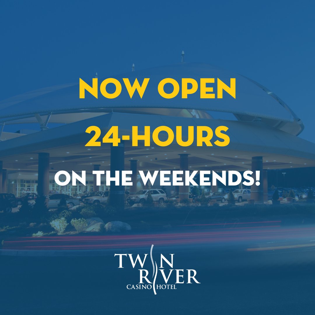 BallysLincoln's tweet image. ⚡ Breaking news! We will now be open 24-hours on the weekends beginning this Friday, 9/25. Learn more here: bit.ly/35QmVYe
#WinatTwin