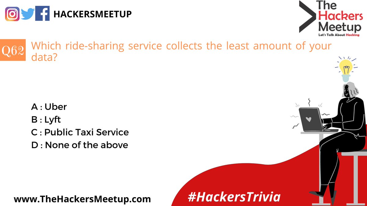 Hackers_Meetup's tweet photo. "Hackers Trivia" - Quiz Mania for Cyber Security Geeks."
#HackersTrivia #THMIndia #THMJuly2020 #TheHackersMeetup #HackFromHome #LearnFromHome #KeepHacking #THMExperts #EthicalHacking #CyberSecurity #SecurityVue #HackerSociety #MakingInternetSafe https://t.co/CVA0YiTsq2