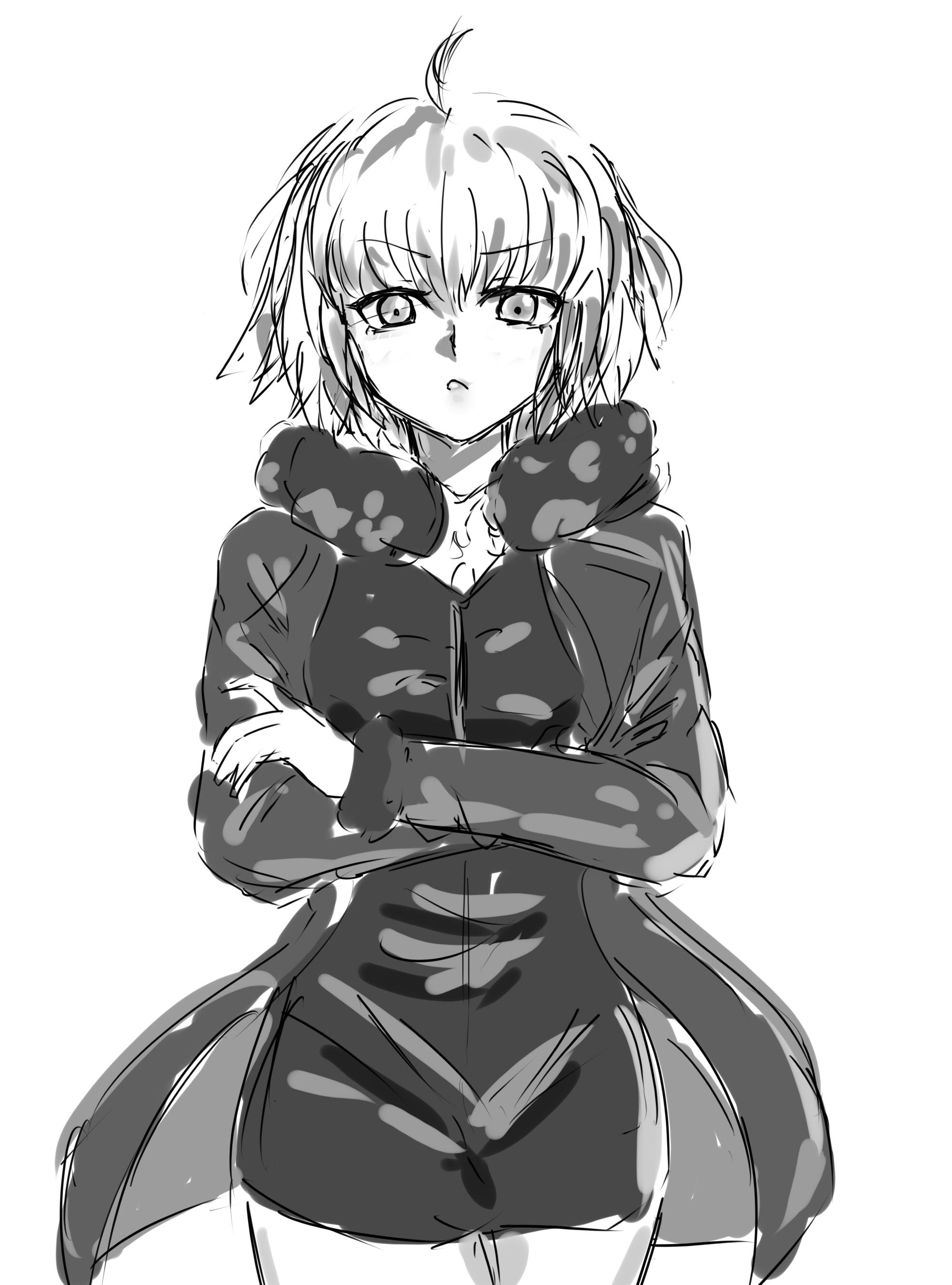 ぷっちょ 邪ンヌちゃんラフ やっとそれっぽいのが描けた Fategrandorder ジャンヌダルクオルタ イラスト好きな人と繋がりたい 絵師さんと繋がりたい T Co Yniipyysyh Twitter
