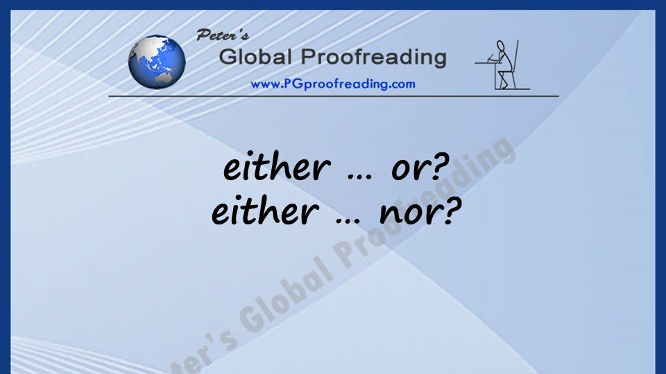 p_global_pro's tweet photo. nor? or?

😡 No one saw my face NOR heard my words.
🥰 No one saw my face OR heard my words.

If the word 'either' logically fits in a sentence, use 'or', not 'nor'.

🥰 No one EITHER saw my face OR heard my words.

#EitherOr #English https://t.co/CTTy3wKc7G