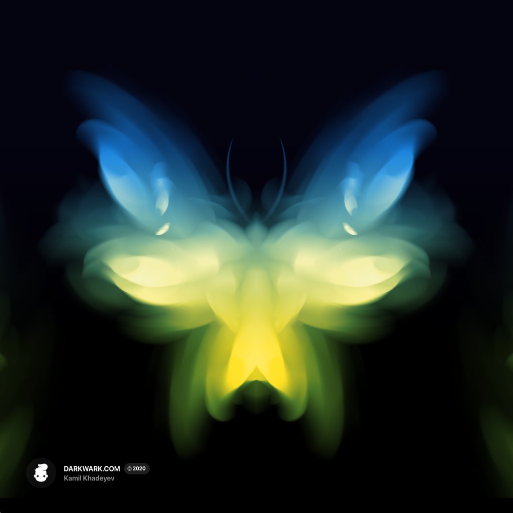 Procedurally generated butterfly, made in Substance Designer 

#MadeWithSubstance <a href="/Substance3D/">Adobe Substance 3D</a>