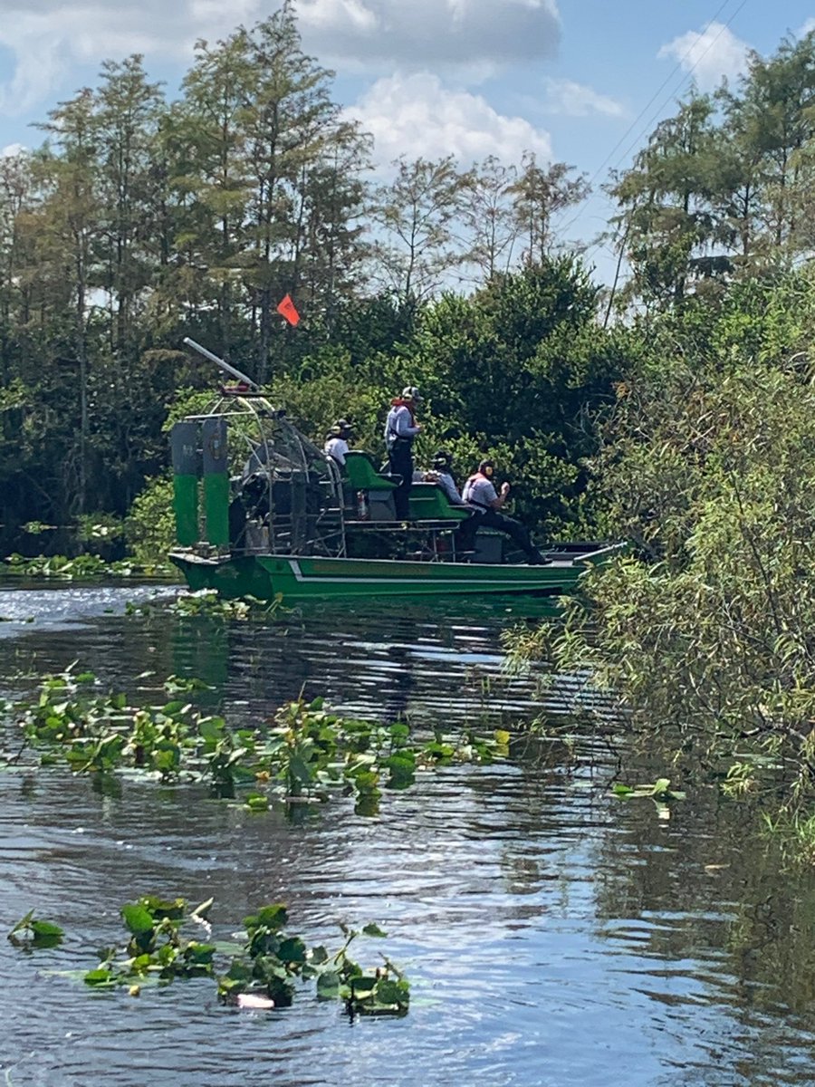 MiamiDadeFire's tweet photo. This weekend, #MDFR #Battalion12 and #Battalion10 A-shift participated in airboat training in the Everglades. Constant training leads to better familiarizations of the areas #MDFR responds, thus making rescue efforts more efficient. #MDFRTraining https://t.co/37JSfTszVh