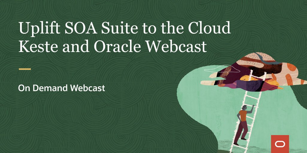 UpLift SOA Suite to the Cloud - Watch the on-demand webcast go.oracle.com/LP=97950?elqCa… by our cloud experts Praveen Penumatsa and Venkat Nistala from #Keste.