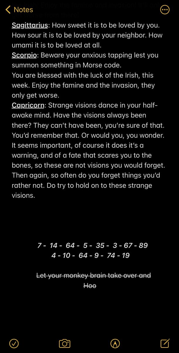 NotesHoroscope's tweet image. Horoscopes for the Week of September 21st