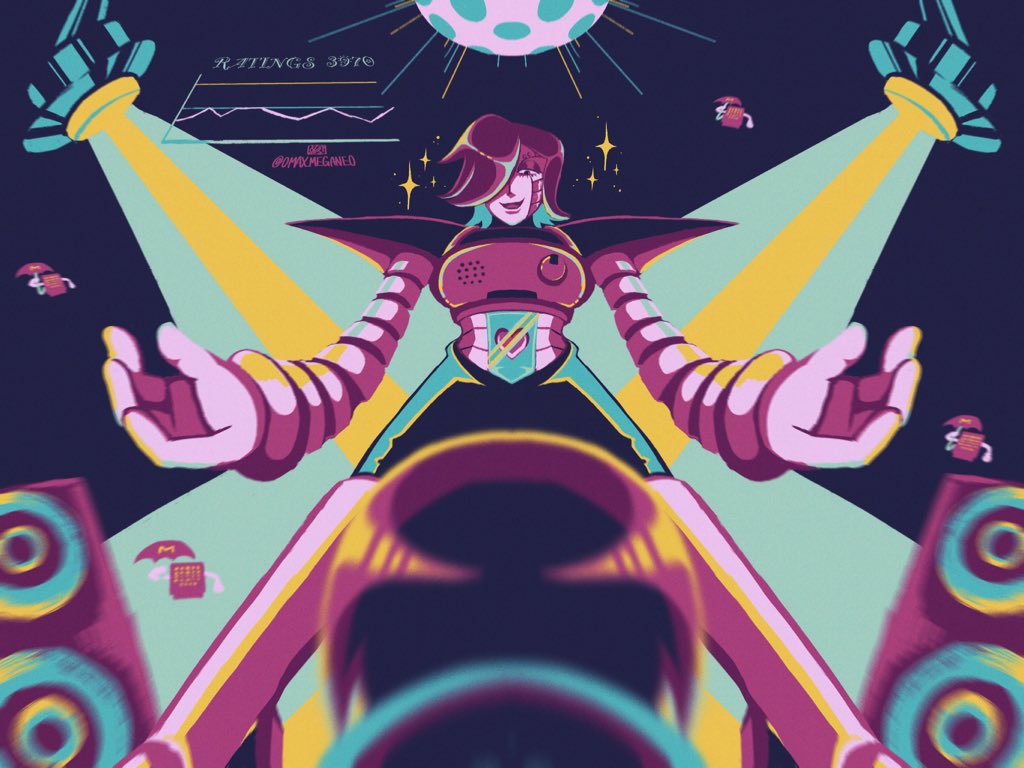 Undertale Death By Glamour めがねのイラスト