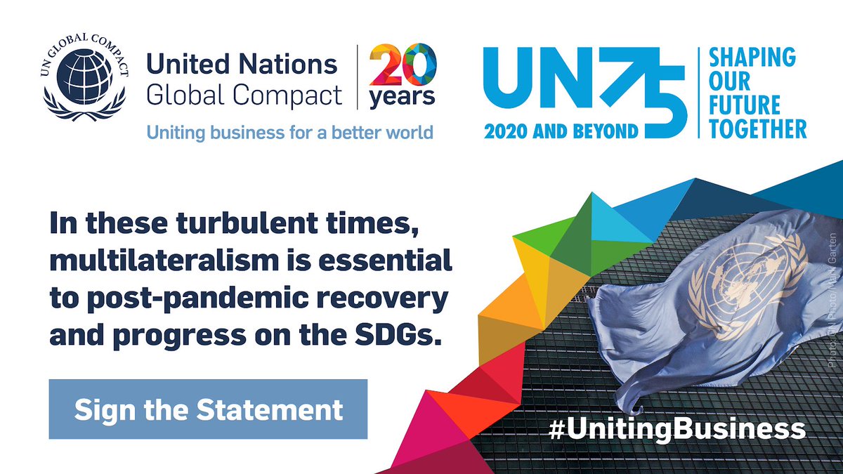 Multilateralism is key to advancing the #GlobalGoals. <a href="/EvolvinWomen/">Evolvin' Women</a> is proud to sign the UN <a href="/globalcompact/">UN Global Compact</a> Statement from Business Leaders for Renewed Global Cooperation. We are #UnitingBusiness for a better world — join us: unglobalcompact.org/UnitingBusiness