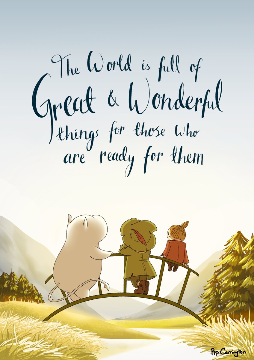 pipcarrington's tweet photo. New Moomin poster! I really wanted to capture the golden hour feel the new Moomin Valley show has! 😭💖
•
#snufkin #littlemy #moomintroll #quoteposter #artwork #illustration #drawing #draw #digitalart #digitalillustration #fanart #moomins #moominpapaatsea #moominquote https://t.co/U5ARsTFQnJ