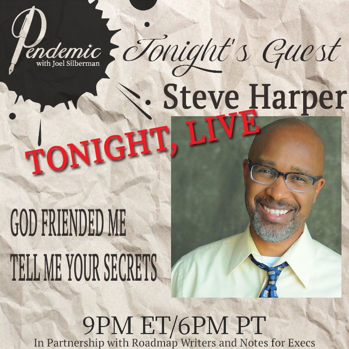 PendemicTV's tweet photo. Join us for what's sure to be a great night with Steve Harper, who joins us for a second time after coming on the show for our very special conversation with Aurin Squire and Ariana Jackson. https://t.co/F2xtg95YWF