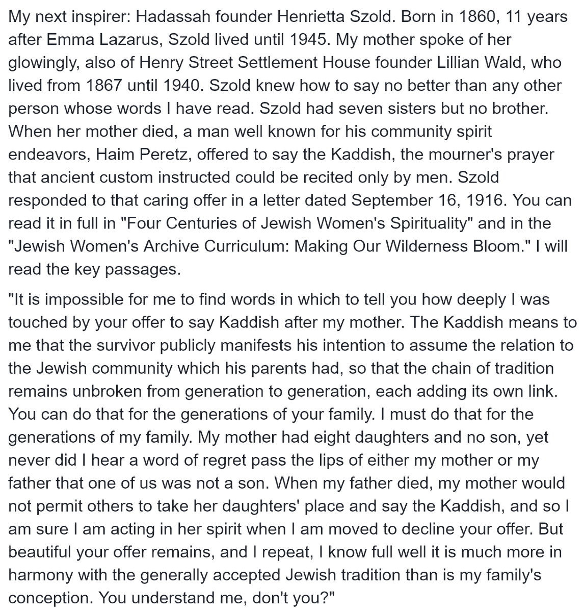 Instead of reading The Guardian's bizarre misreporting on Ruth Bader Ginsburg's Jewishness, I recommend instead reading this remarkable speech she delivered in 2018 in Israel about her Jewish identity and commitments: