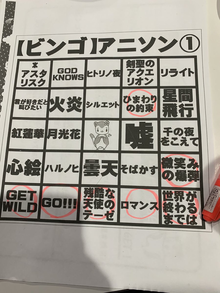 カラオケバンガローハウス三ツ境店 公式 در توییتر 夜料金帯の日替わりイベント初日は ビンゴ アニソン でしたが たった今達成したお客様が現れました 今回の具体的なビンゴの内訳はこんな感じでした 1番下の列で全て90点以上を獲得してビンゴ達成 カラオケバンガローハウス三ツ境店 公式 در توییتر 夜料金帯の日替わりイベント初日は ビンゴ アニソン でしたが たった今達成したお客様が現れました 今回の具体的なビンゴの内訳はこんな感じでした 1番下の列で全て90点以上を獲得してビンゴ達成