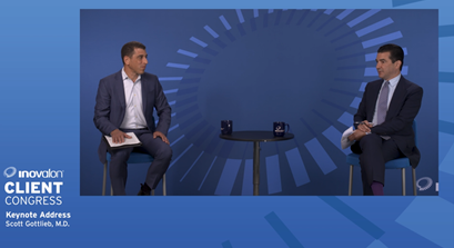 InovalonInc's tweet photo. What is the post-COVID period when you see people present with comorbidities because of the lack of screening? @ScottGottliebMD discusses the impact of #COVID19 with @dnmendelson during the keynote session of #VirtualCC2020 https://t.co/jzIbhAgZhC