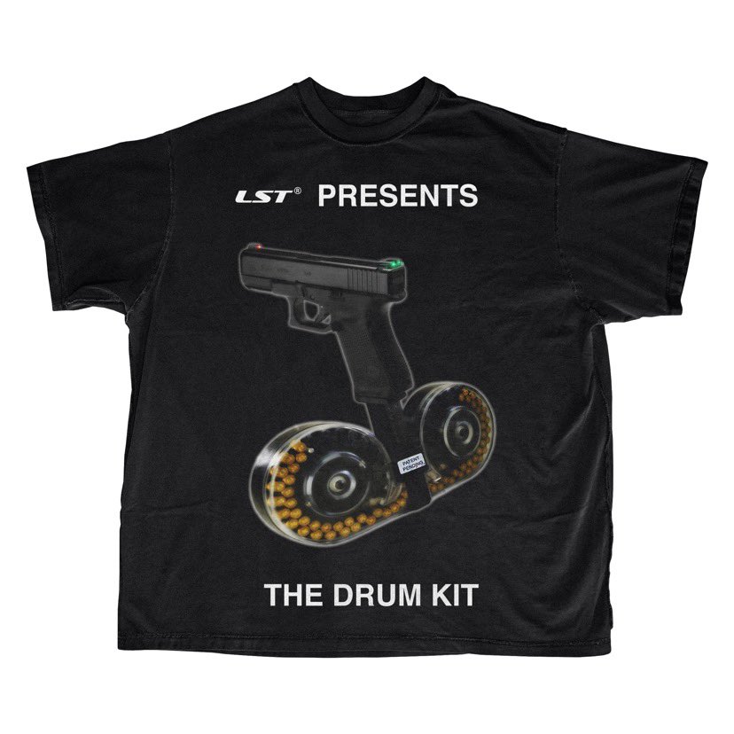 itzchrisho's tweet image. Drum Kit Tee Out Now