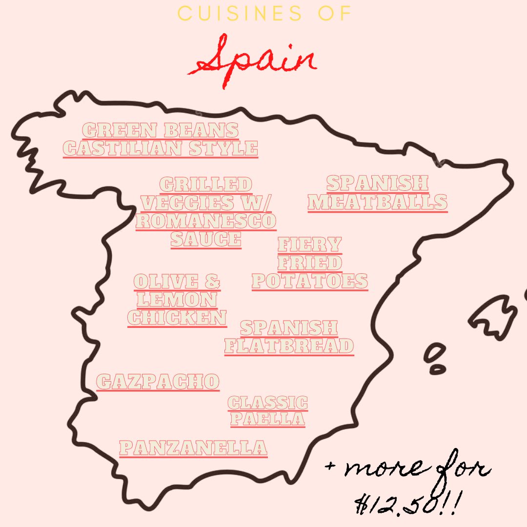 Another week of delicious food! 

Come out and join us for our cuisines of Spain! 

Don’t forget, we accept meal plan and cards! Bring your friends🤩