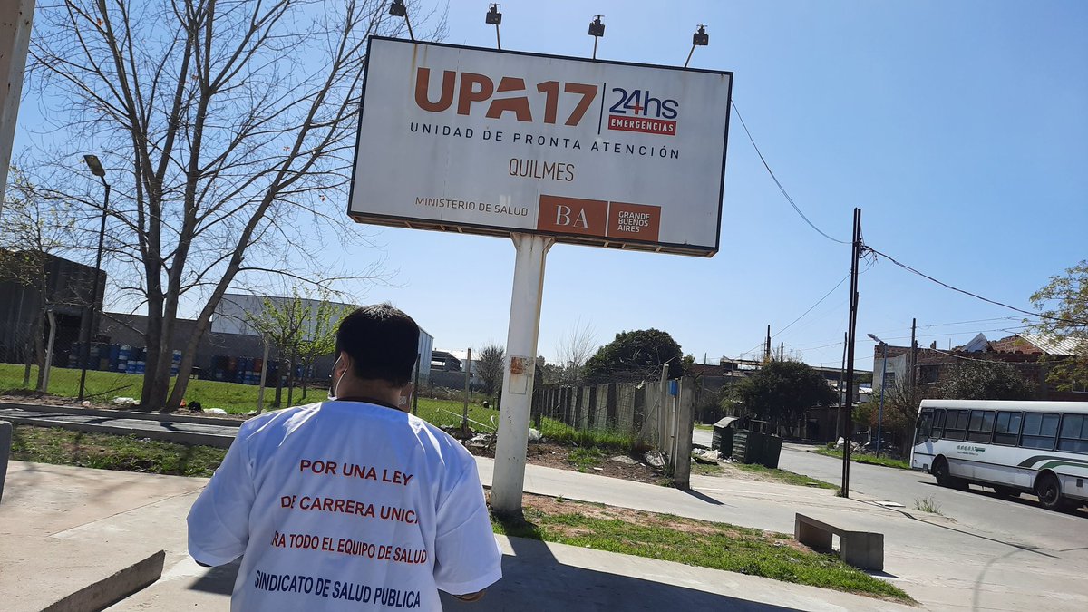#Sanidadsomostodos
Upa 17 Quilmes