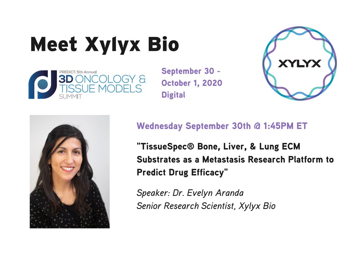 Join us on September 30th to learn about how our #TissueSpec® #Bone, #Liver, and #Lung #extracellularmatrix substrates help accelerate #cancerresearch and anti-cancer #drugdiscovery.
#breastcancer #metastasis #drugefficacy #compoundscreening