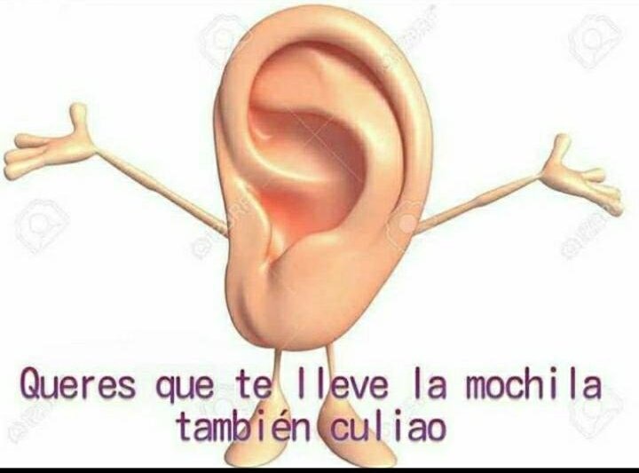 *yo saliendo con barbijo, lentes y auriculares*

mi oreja: