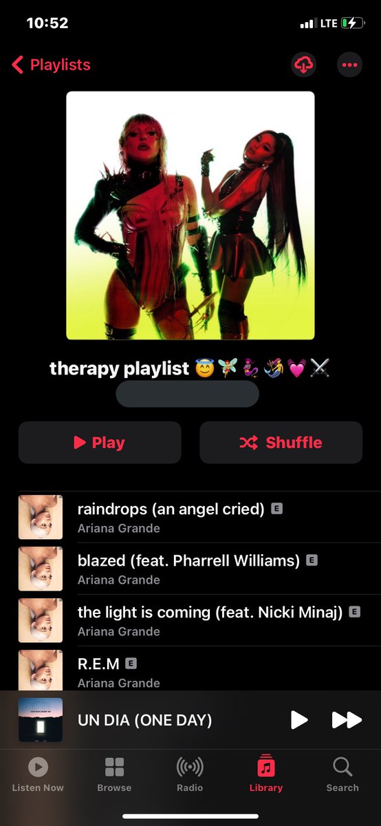 my therapy playlist