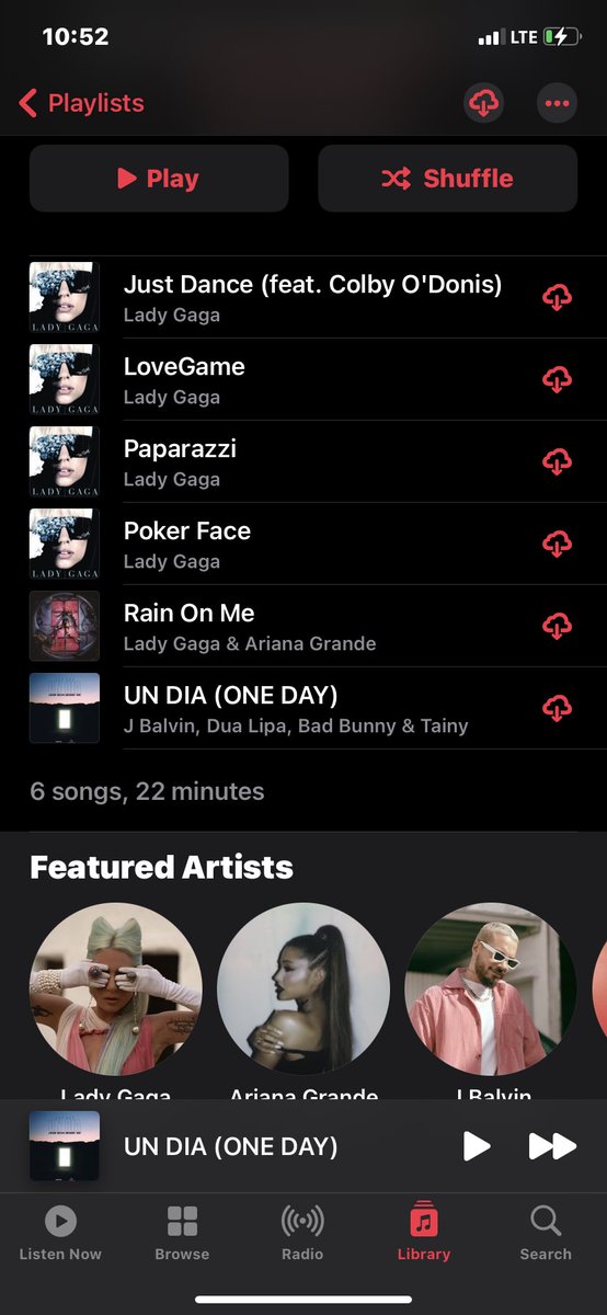 my short shower playlist