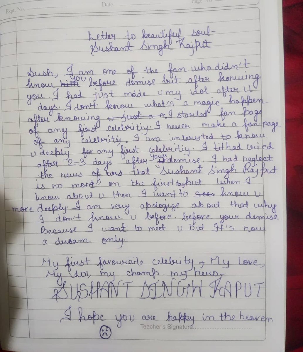 SSR_fanpage_'s tweet photo. #Message4SSR
My open heart letter to my dashing SUSHANT SINGH RAJPUT 💫
@shwetasinghkirt https://t.co/cTOjHFBFcp