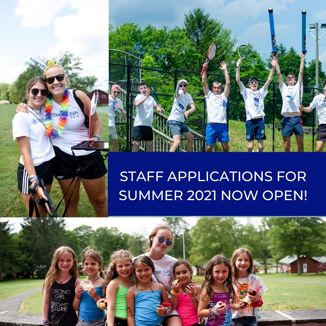 Do you want to be a part of the BEST STAFF EVER?! Applications now open for Summer 2021. Head over to ow.ly/cWDc50Bk0Yd to get started!

#campstarlight #summercamp #summerjobs #campcounselor #internationalcommunity