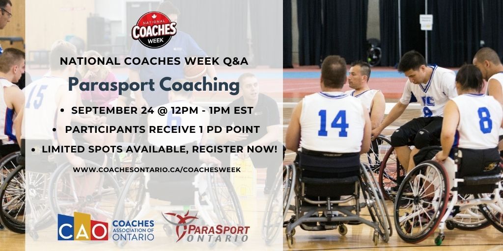 We are now live with host, @AkilAugustine as he sits down with <a href="/parasport_ont/">ParaSport Ontario</a> ambassadors to talk about what parasport coaching is all about - and who should make the leap. #parasport

Join us now - bit.ly/3iWx6hL

#ThanksCoach