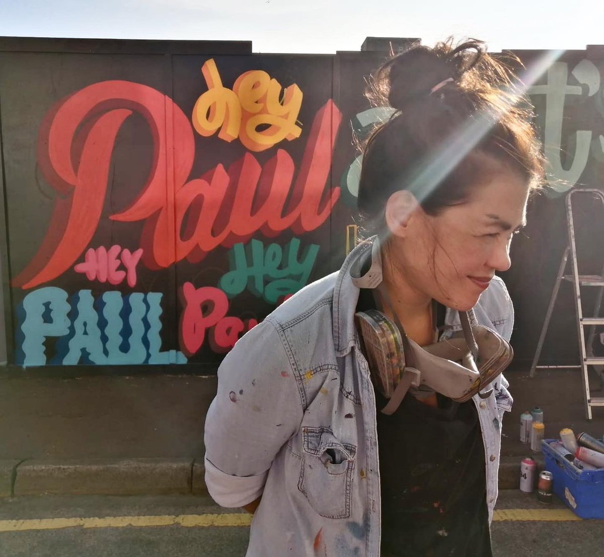 hollypereira81's tweet photo. Nice one @SeedheadArts for another (socially distant) amazing Hit the North festival in Belfast. Big tks to @AdamTurks & @emicartist & crew. #htn20 #mural #festival #lettering #typography #pixies https://t.co/BeBZQaaHBN