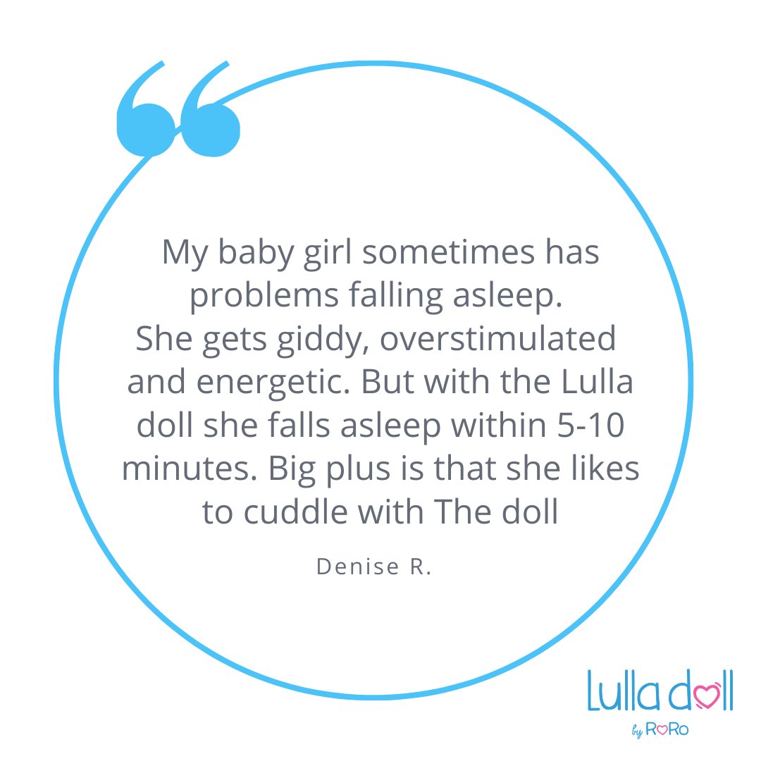 lulla_doll's tweet photo. ... But with the Lulla doll she falls asleep within 5-10 minutes

Thank you for sharing your review Denise R.
We hope your daughter still loves her Lulla doll 💙

#babyproductreview #lulladollreview https://t.co/i8OoxfSKxv