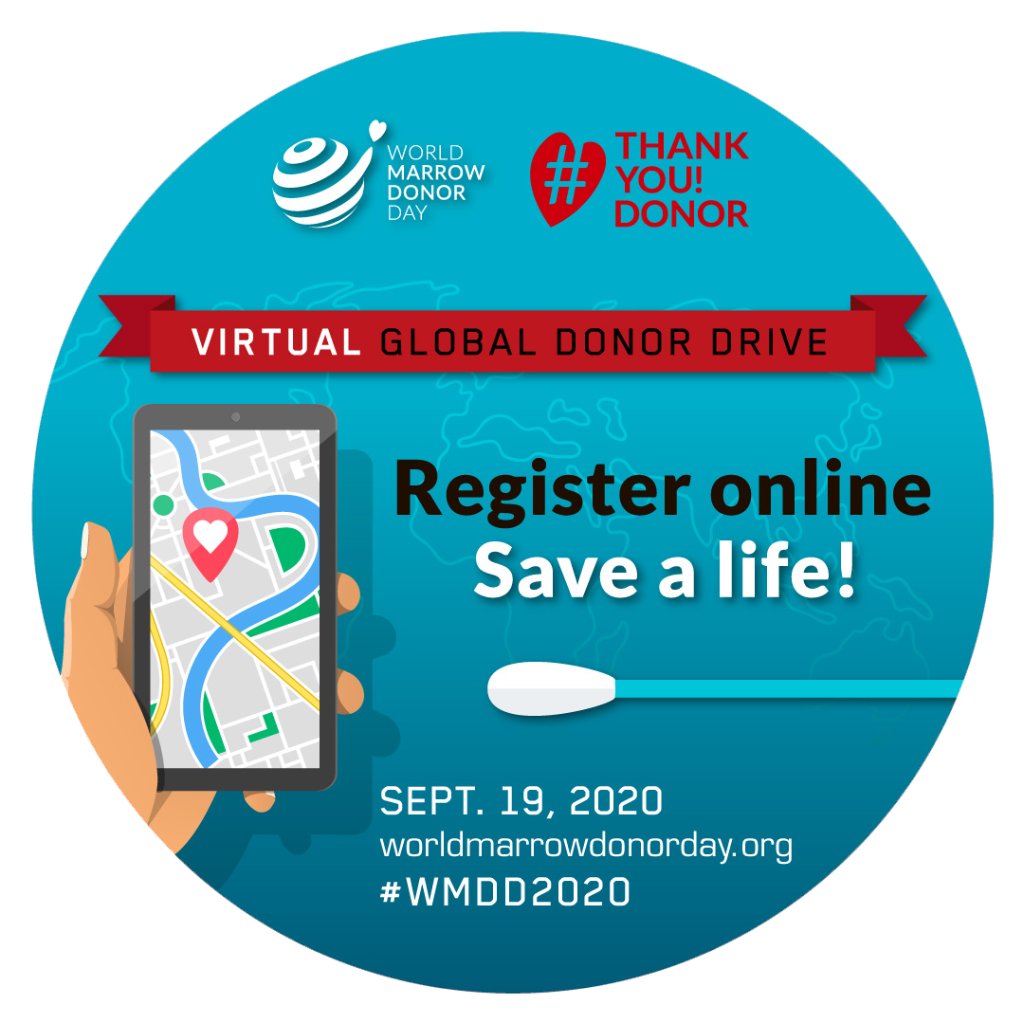 World Marrow Donor Day was celebrated around the globe on Saturday. Join the virtual global donor drive at https://t.co/kq31WVS7vW.
To learn more about Dana-Farber’s Donor Services, visit https://t.co/NeANRbKeX0 #WMDD2020 https://t.co/yvIZZ80hso