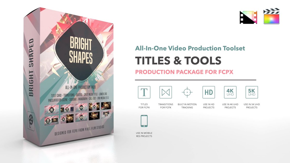 PixelFilmStudio's tweet image. 🌟Bright Shapes - All-in-One Production Package for Final Cut Pro!

store.pixelfilmstudios.com/product/bright…

#BrightShapes #ProductionPackage #Plugin #Plugins #FinalCutPro #FCPX #FinalCutProX #FinalCutProPlugin #FCPXPlugin #FinalCutProPlugins #FCPXPlugins #VideoEditing #PixelFilmStudios