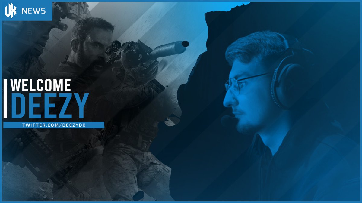 UXGamingDE's tweet photo. Welcome @DeezyDK !

Kurz nach der Black Ops Cold War Alpha verstärken wir unser Call of Duty Team #uXBLACK und begrüßen Deezy herzlich in der #uXARMY. Der Fokus ist bereits auf das neue Spiel gerichtet und die Vorfreude auf die ersten gemeinsamen Tournaments steigt.

#StayTuned https://t.co/un9IfNWltQ